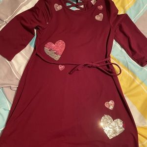 Justice flip sequins dress